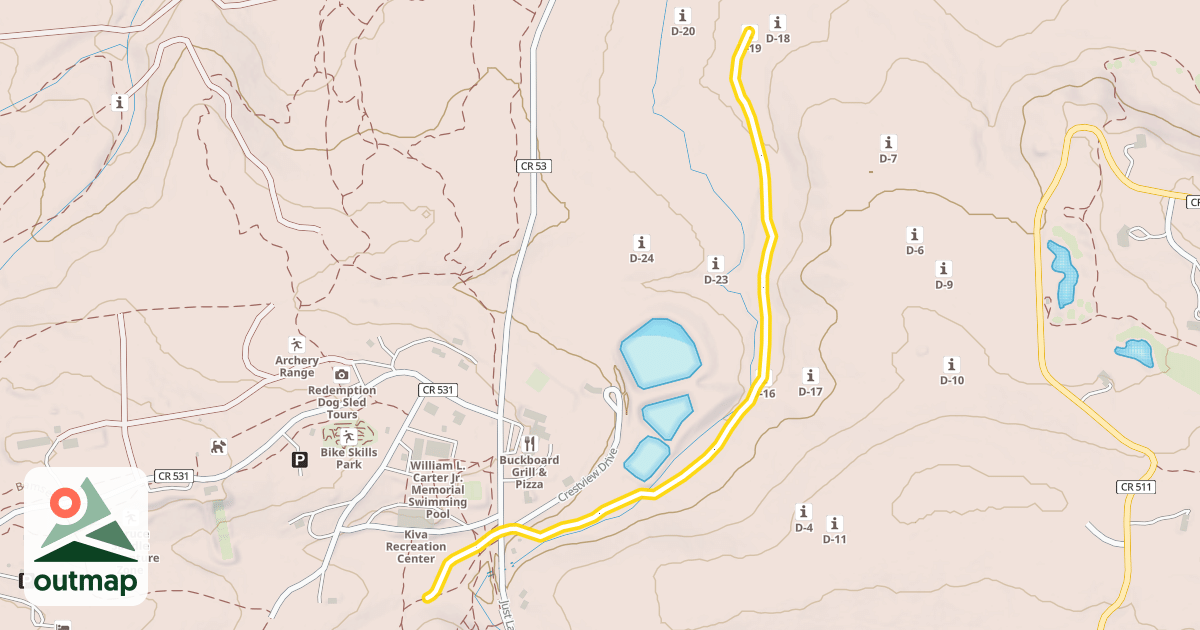 Map of Loppet's Trail