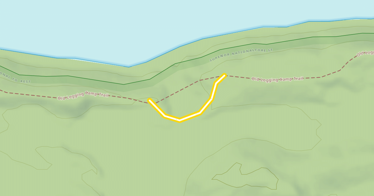 Map preview of Old Logging Camp Trail
