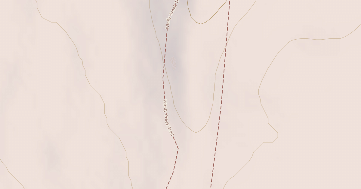 Map preview of Windy Creek Subsistence Ohv Trail