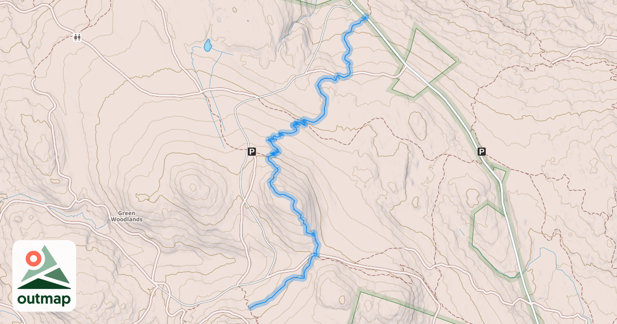 Map of Norris Hill Trail