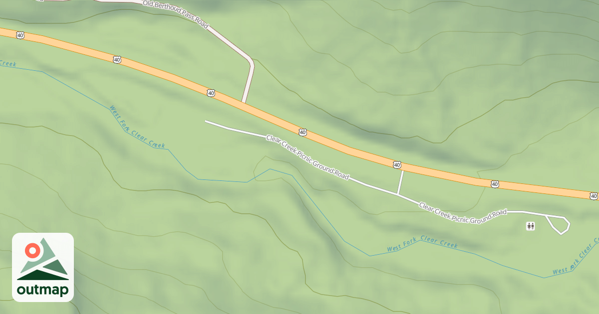 Map of CLEAR CREEK PG