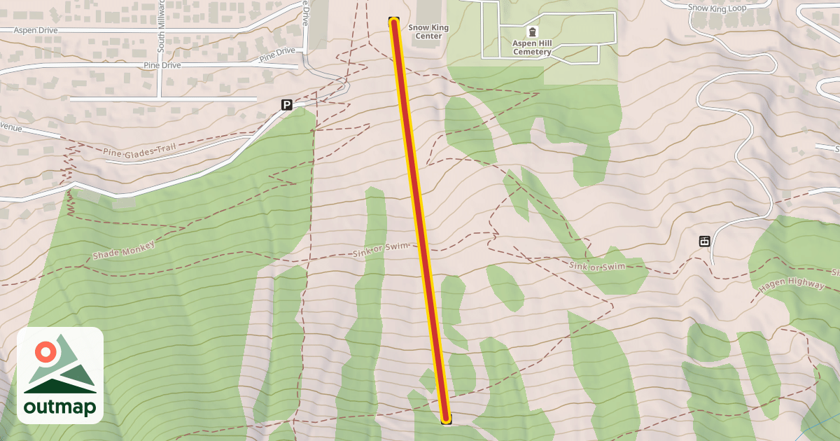 Map of Cougar Triple