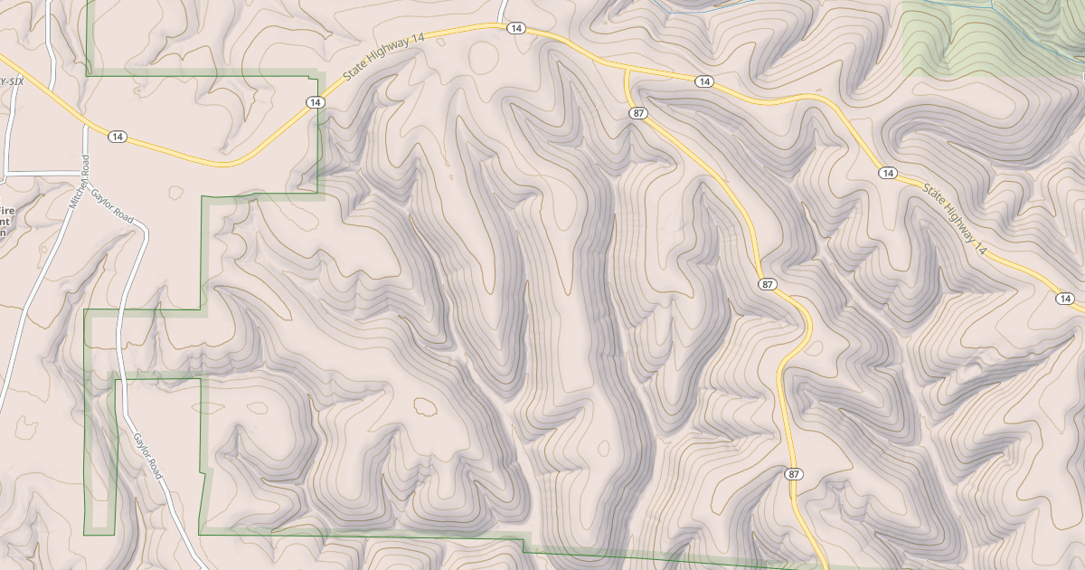 Map preview of USFS National Forest System Roads {6360E24D-450B-4807-B16B-D4C085F3FC11}