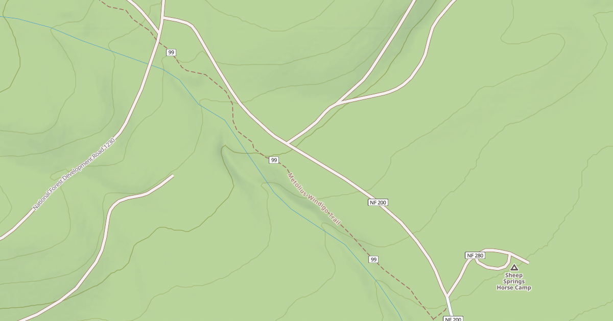 Map preview of SHEEP SPRING
