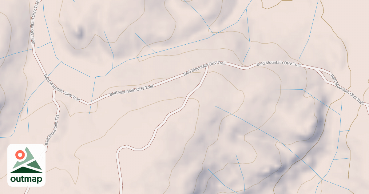 Map of BALD MOUNTAIN T20