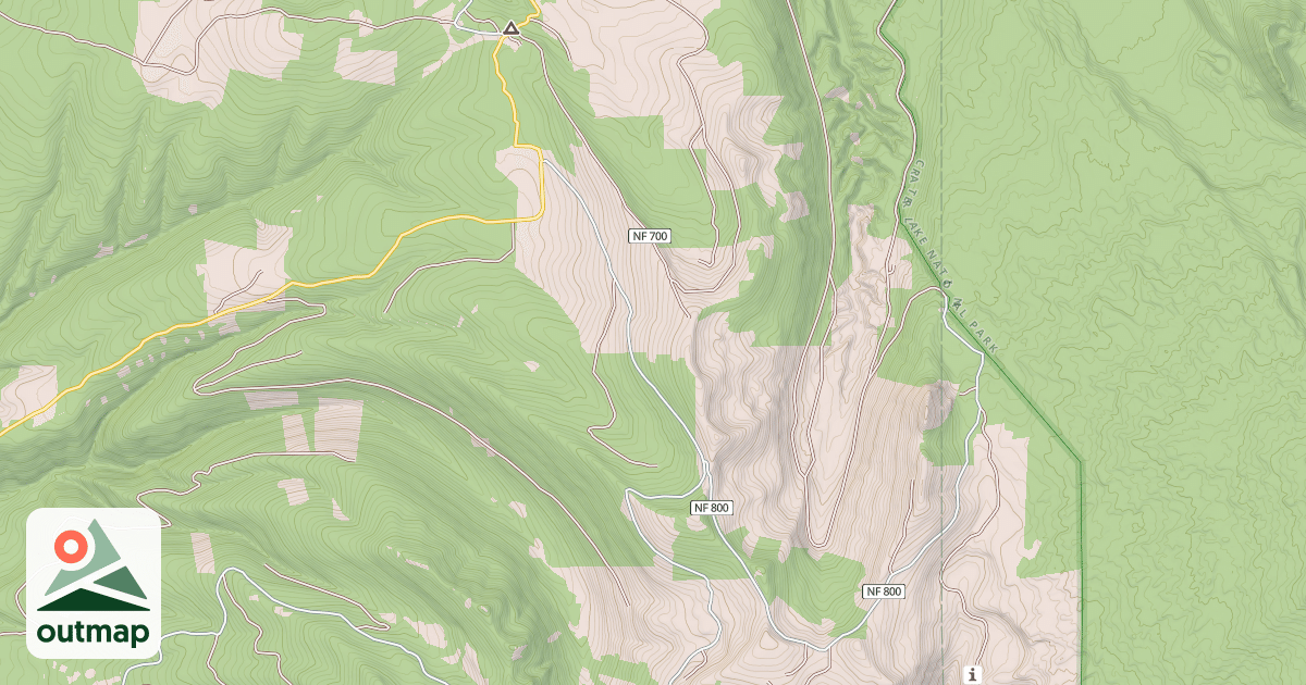 Map of Red Blanket Ohv