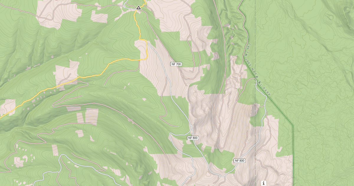 Map preview of Red Blanket Ohv
