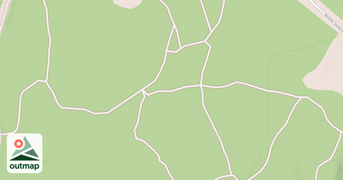 Map of Bloody Skillet ATV Trail