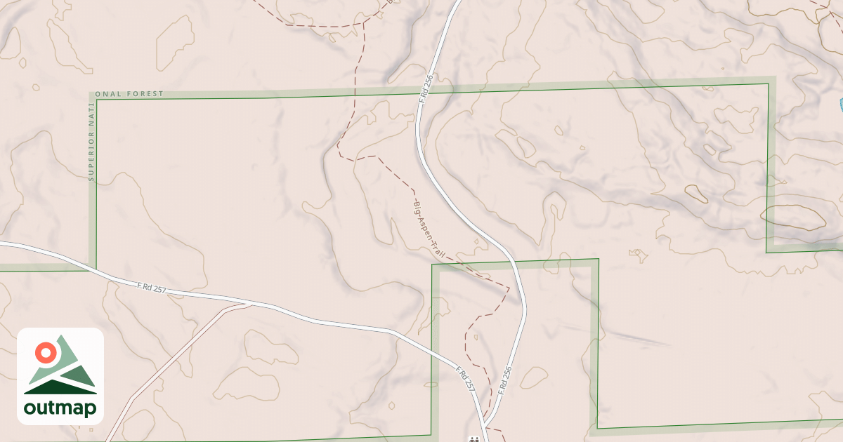 Map of Big Aspen Spur C