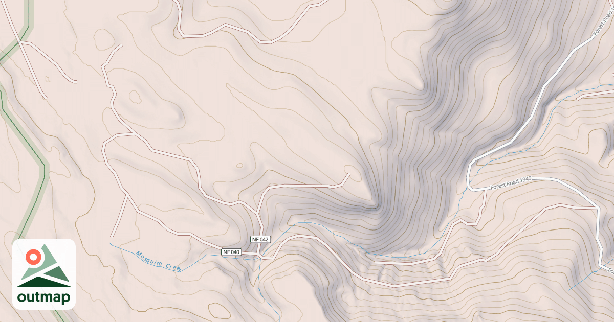 Map of 040 Road Snowmobile