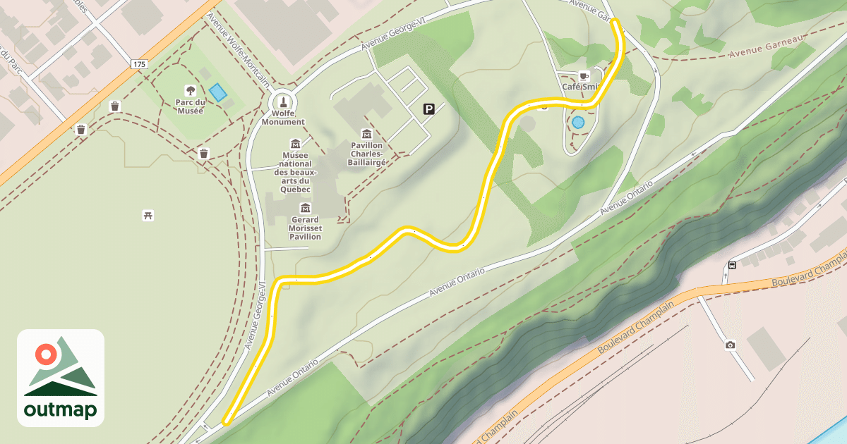 Map of 53 - Martello