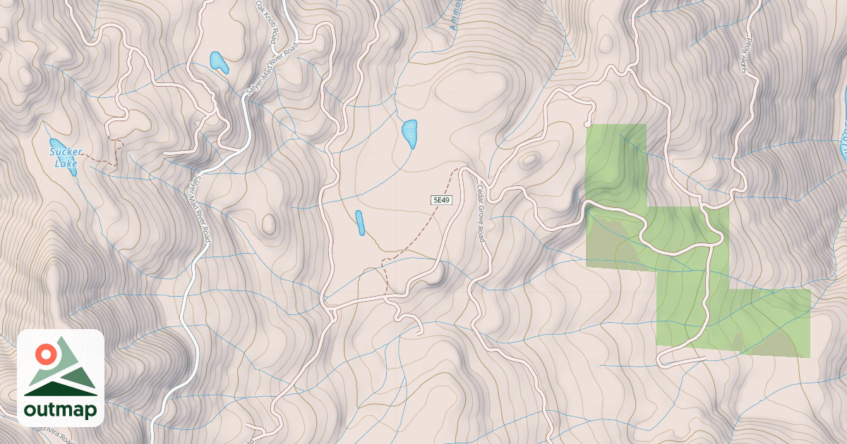 Map of CEDAR GROVE