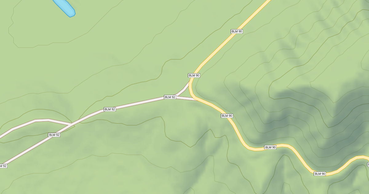 Map preview of BLM National GTLF Public Motorized Roads 31569c94-e8e2-4da1-a3e7-126e01b80695