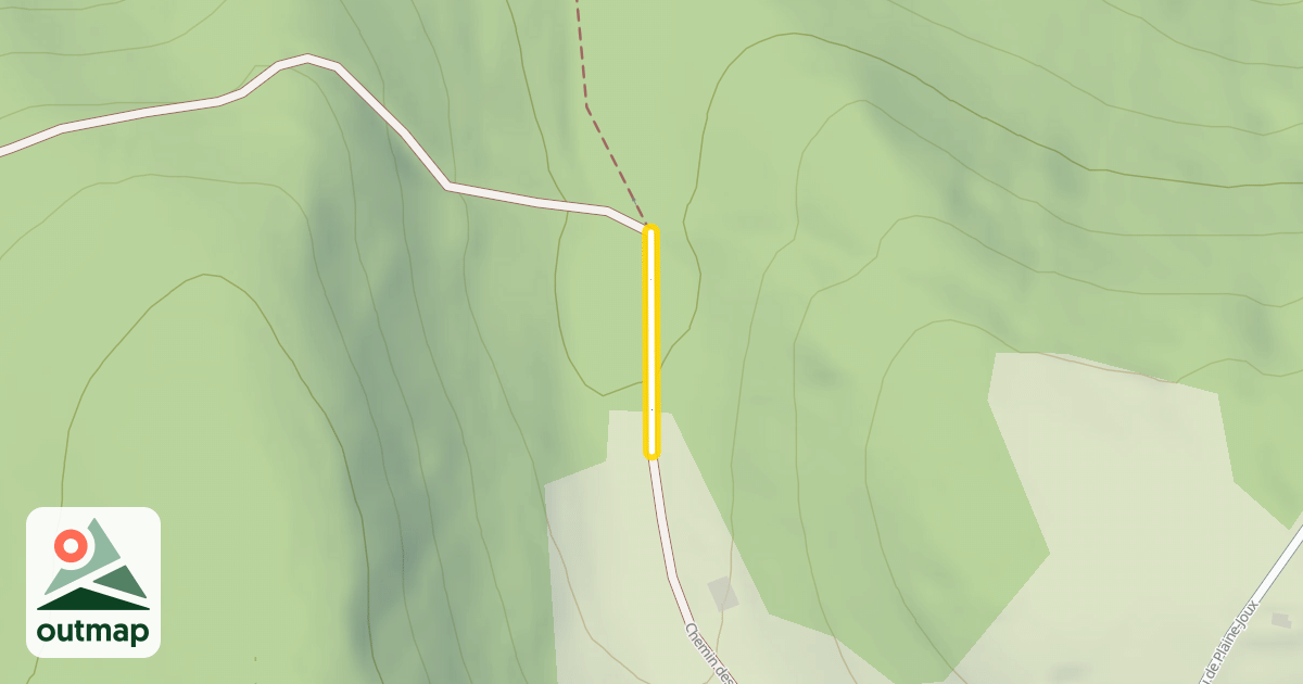 Map of Chemin des Pointes