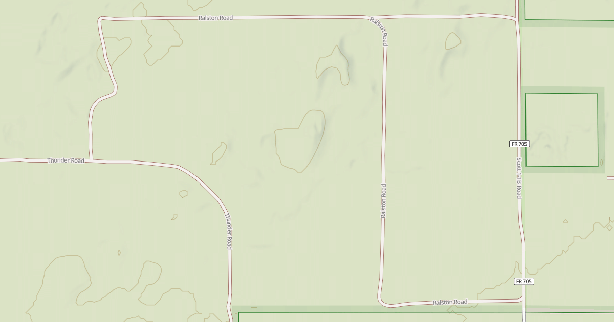 Map preview of RALSTON