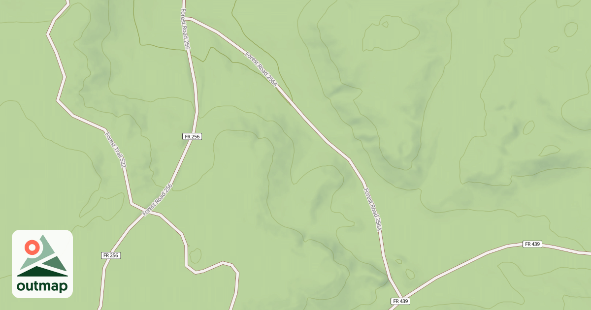 Map of FR 256A