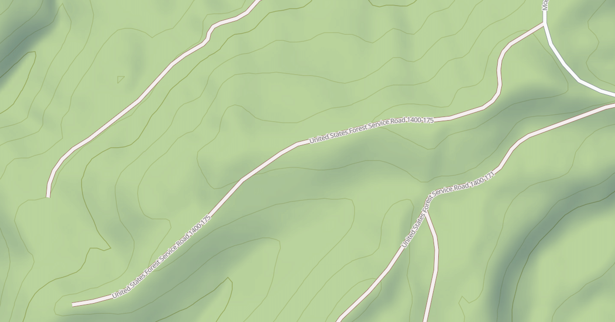 Map preview of USFS National Forest System Roads {43EAB0B2-F3B2-44C8-A45F-85BB8F111F63}
