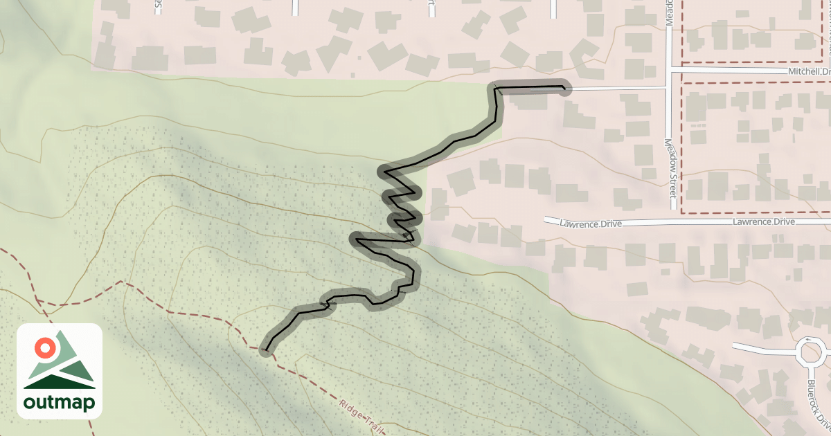 Map of North Side Trail