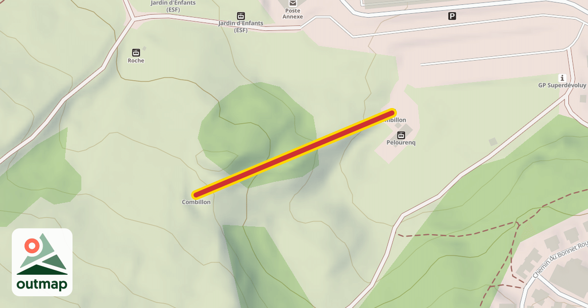 Map of Combillon