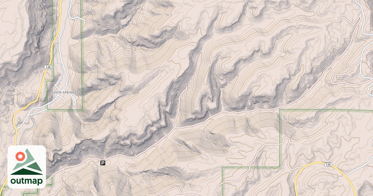 Map of BARLEY CANYON