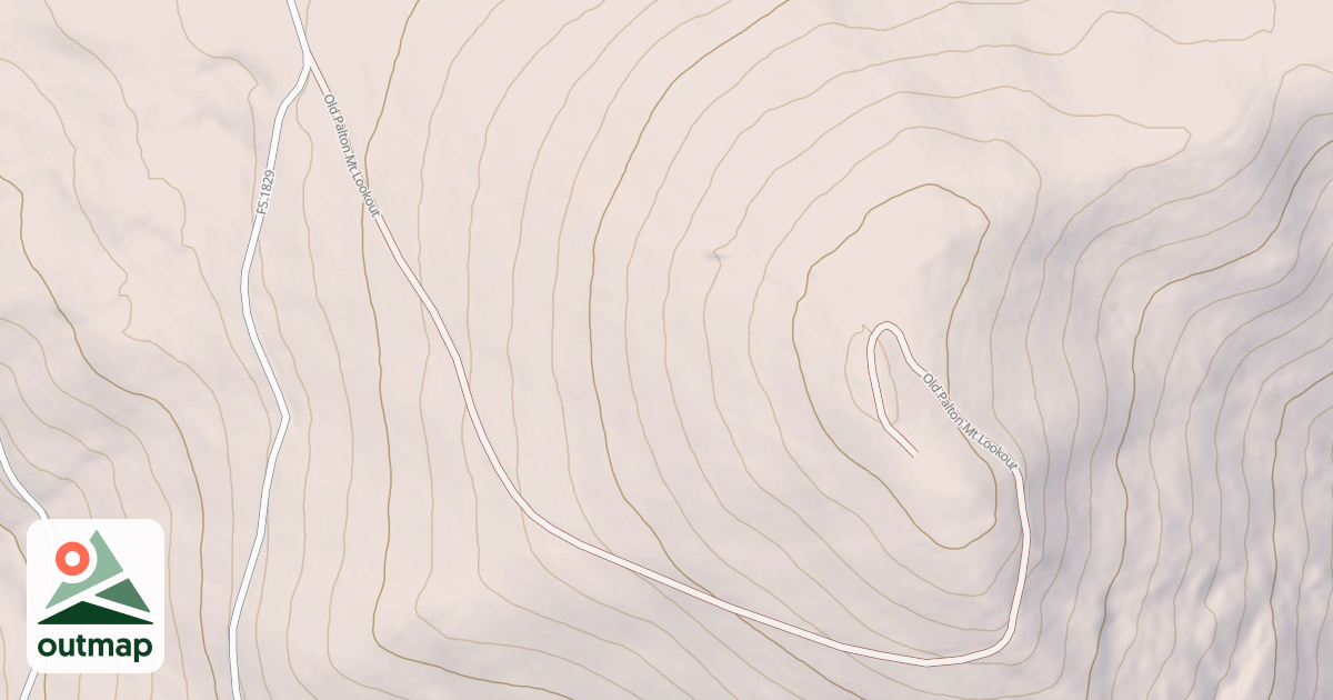 Map of DALTON MT LOOKOUT