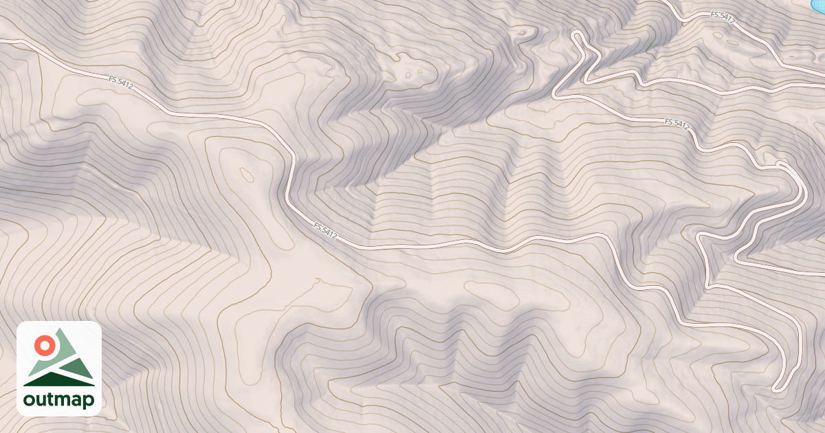 Map of COTTONWOOD RIDGE
