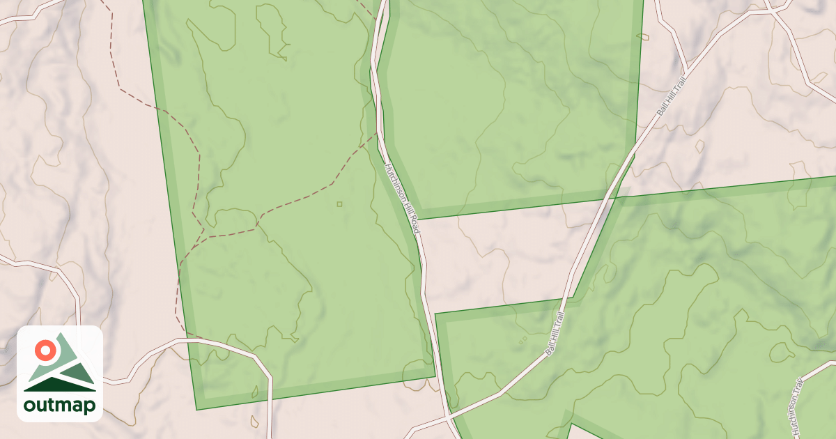 Map of Hutchinson Hill Rd