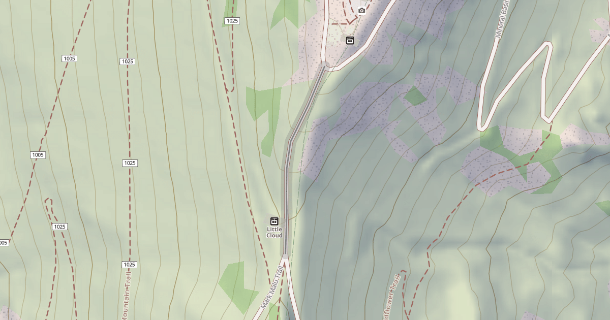 Map preview of Sunday Saddle Road