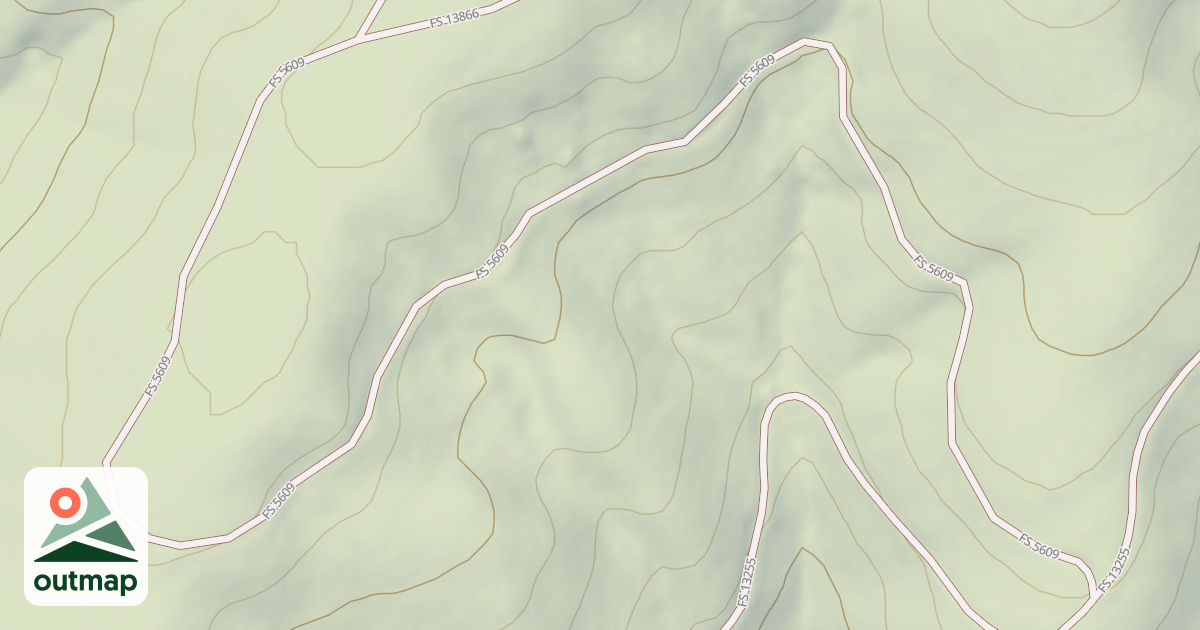 Map of (FDR) MINE CUT-ACROSS
