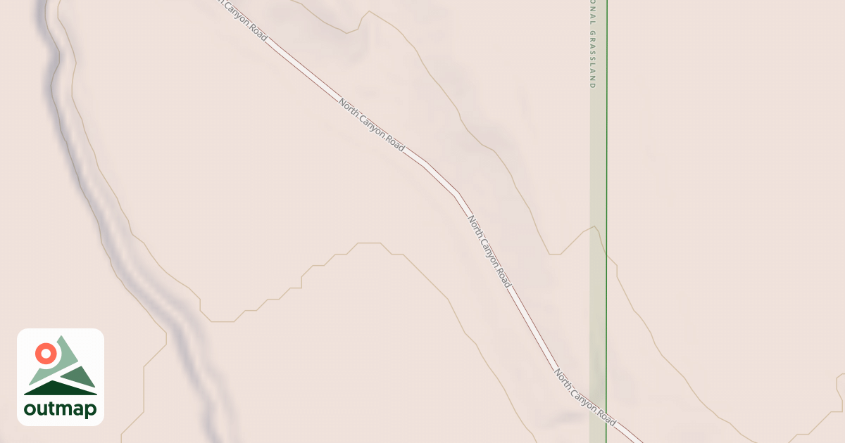 Map of NORTH CANYON