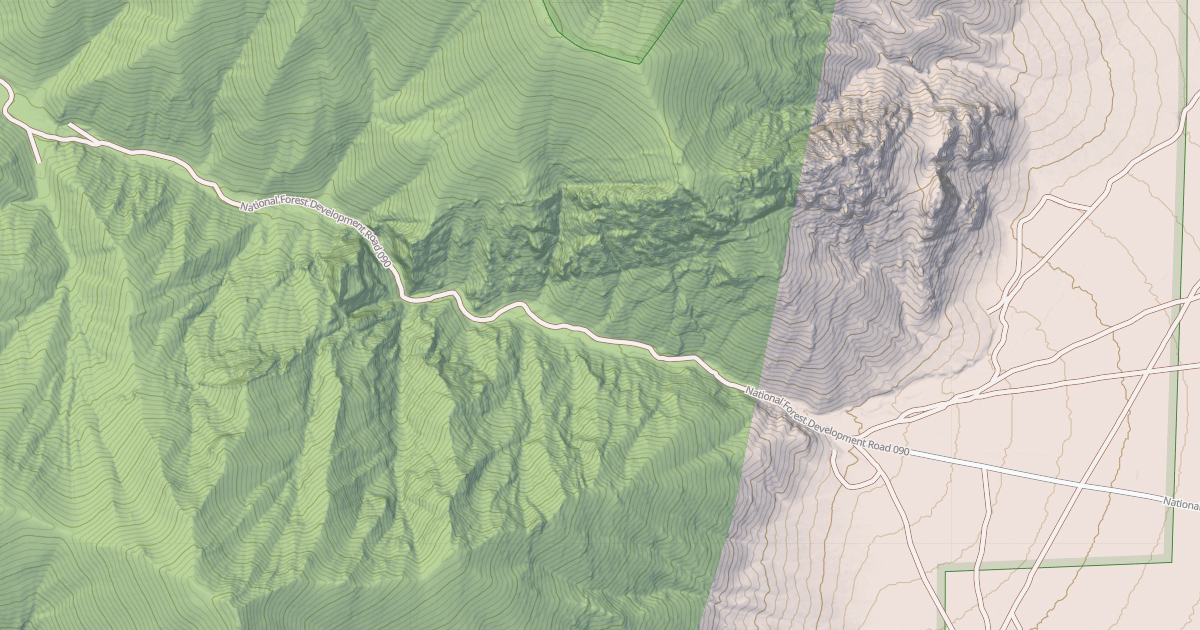 Map preview of JETT CREEK