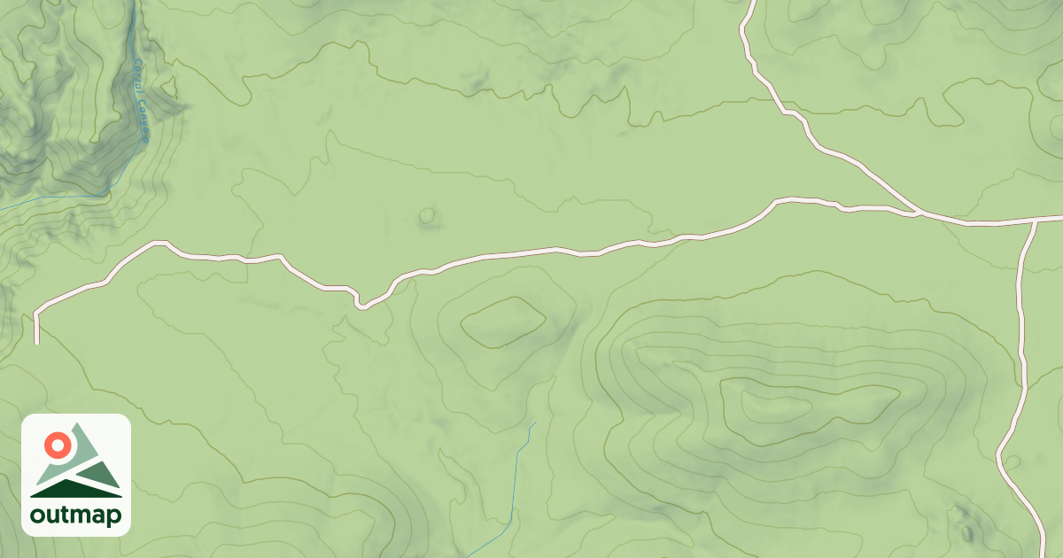 Map of FOURMILE FLATS ROAD