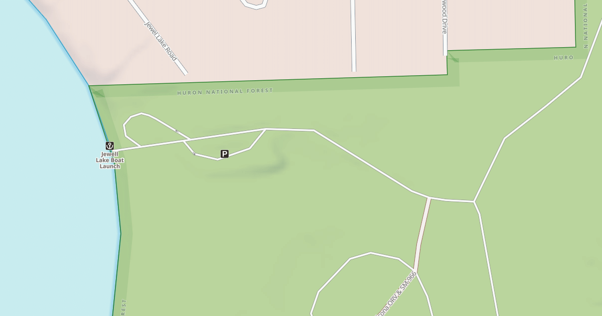 Map preview of JEWELL LAKE LANDING