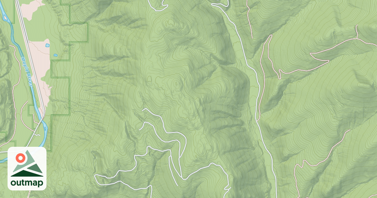Map of Deer Ridge