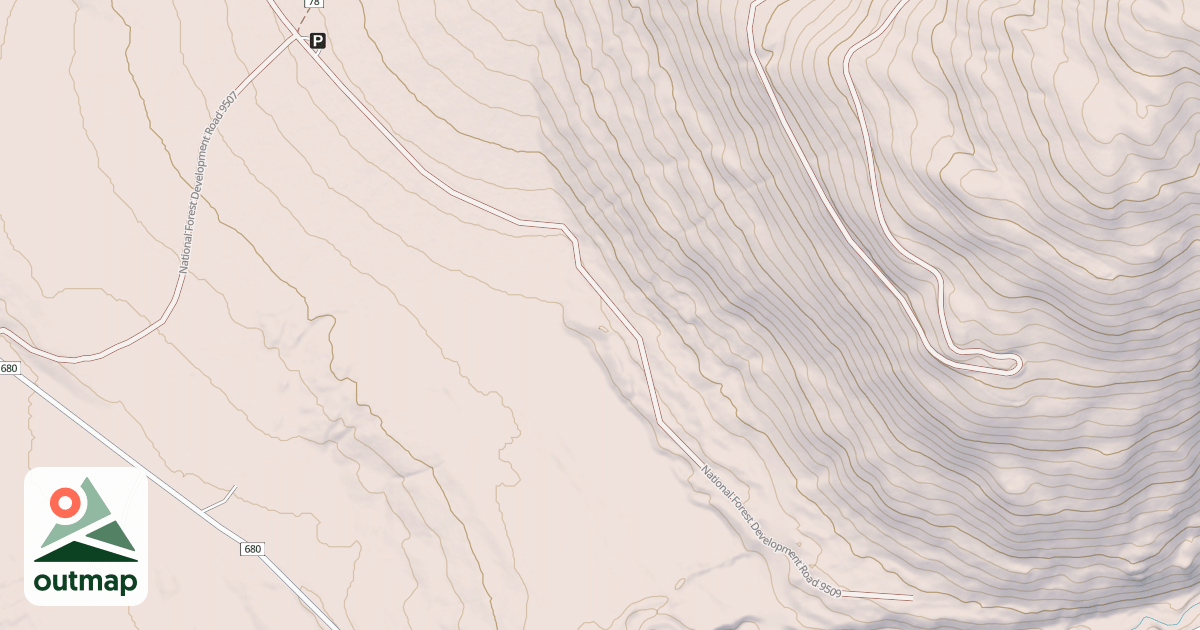 Map of BOND FOOTHILLS