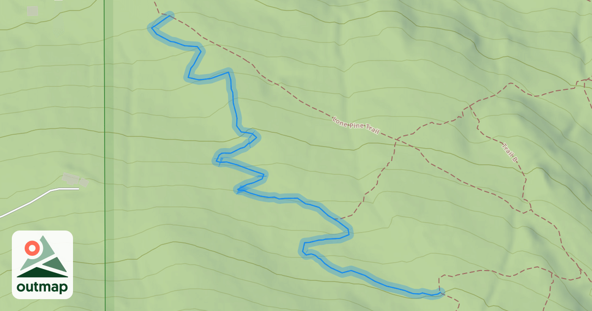 Map of Western Larch Trail