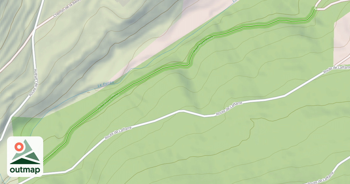 Map of Piste Forestière