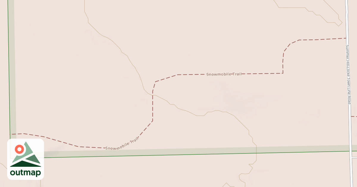 Map of Snowmobile Trail