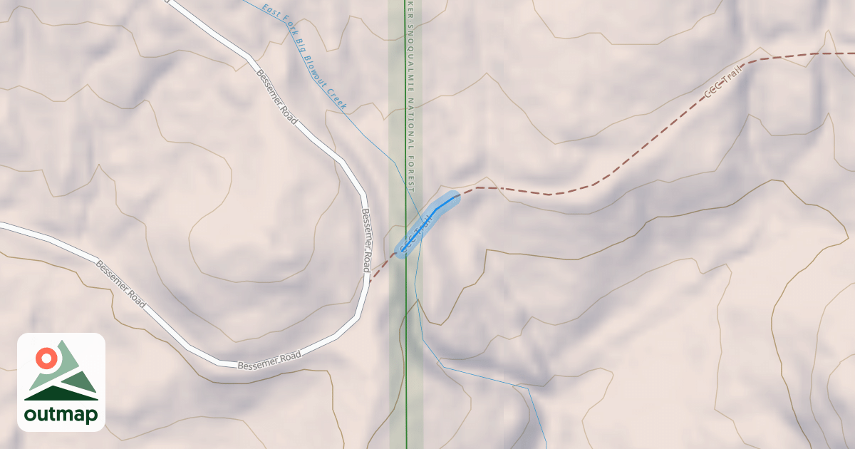 Map of CCC Trail