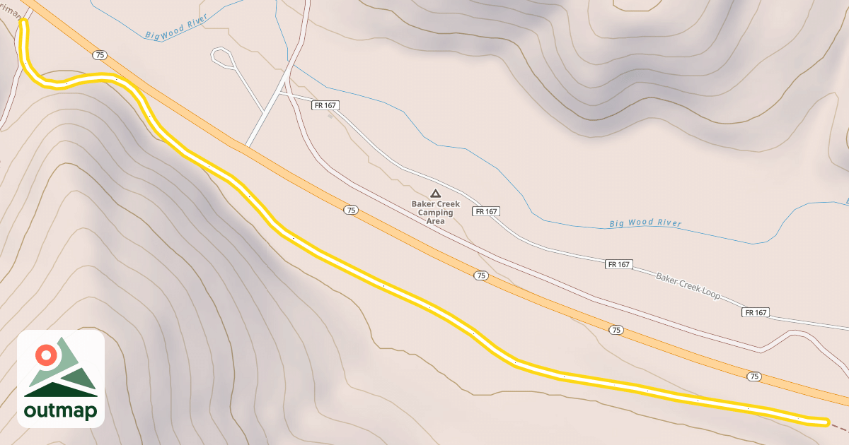 Map of Harriman Trail