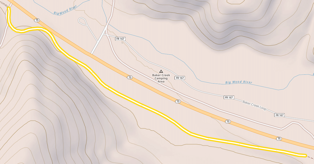 Map preview of Harriman Trail