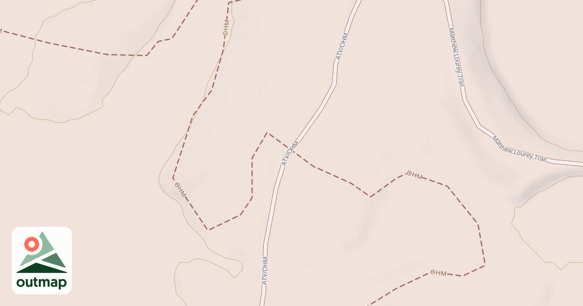 Map of Straight Arrows Trail