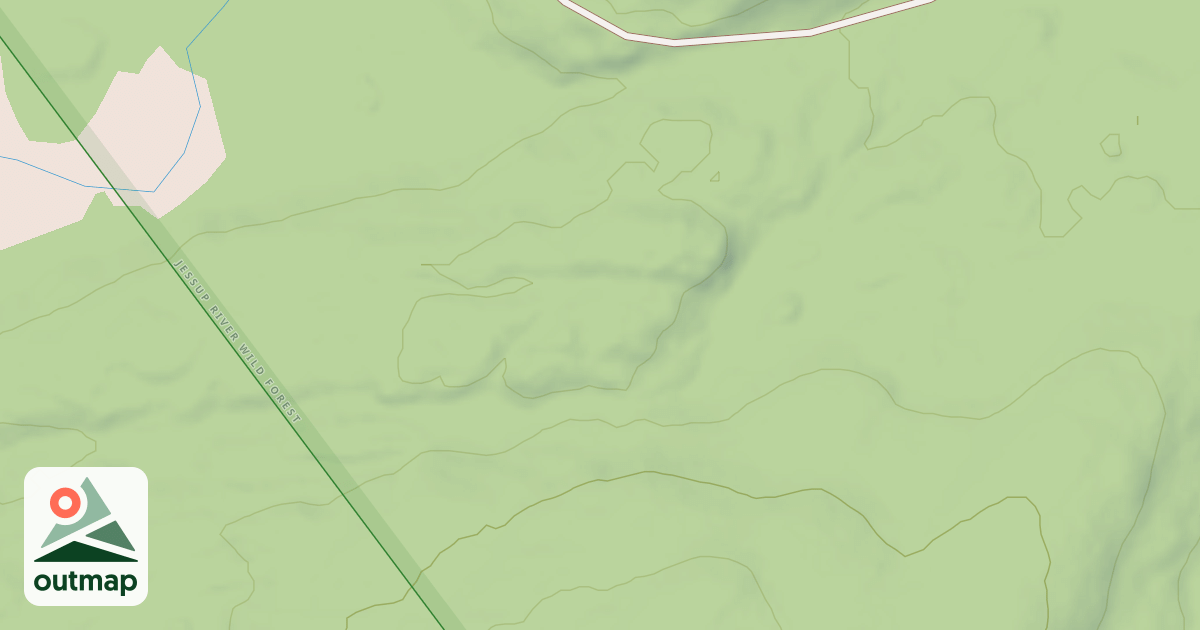 Map of Perkins Clearing Spur Trail