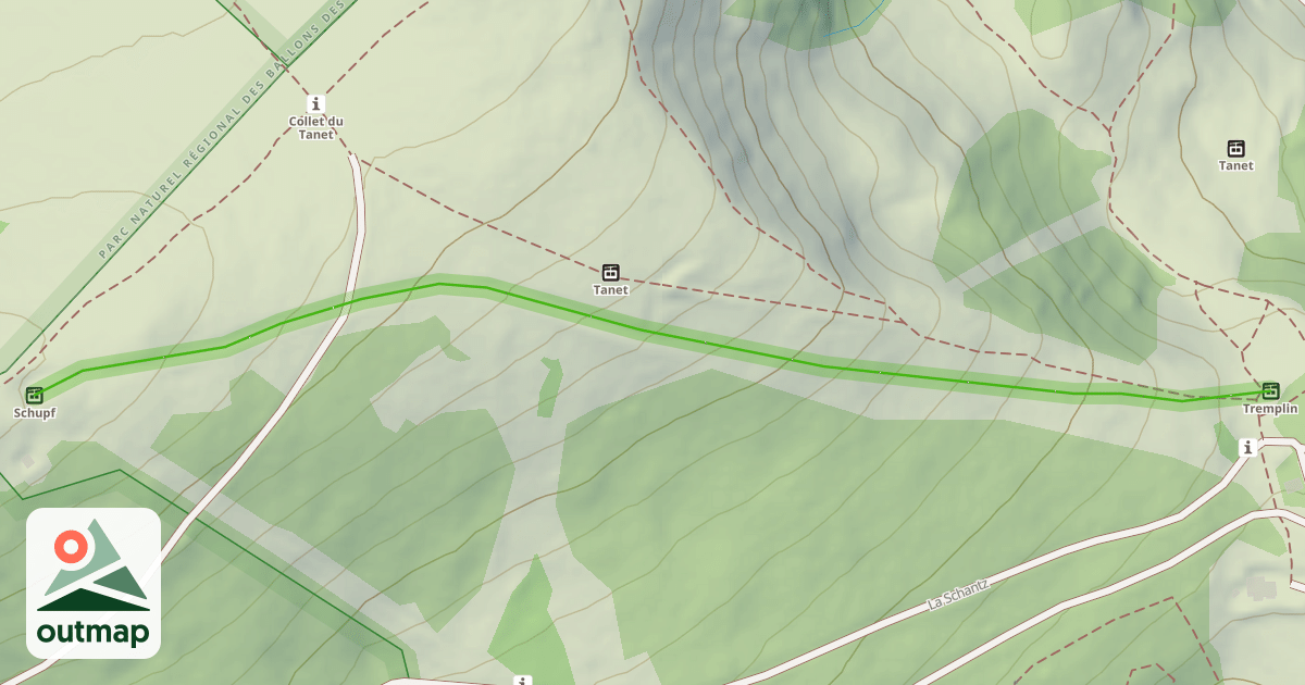 Map of Les Myrtilles