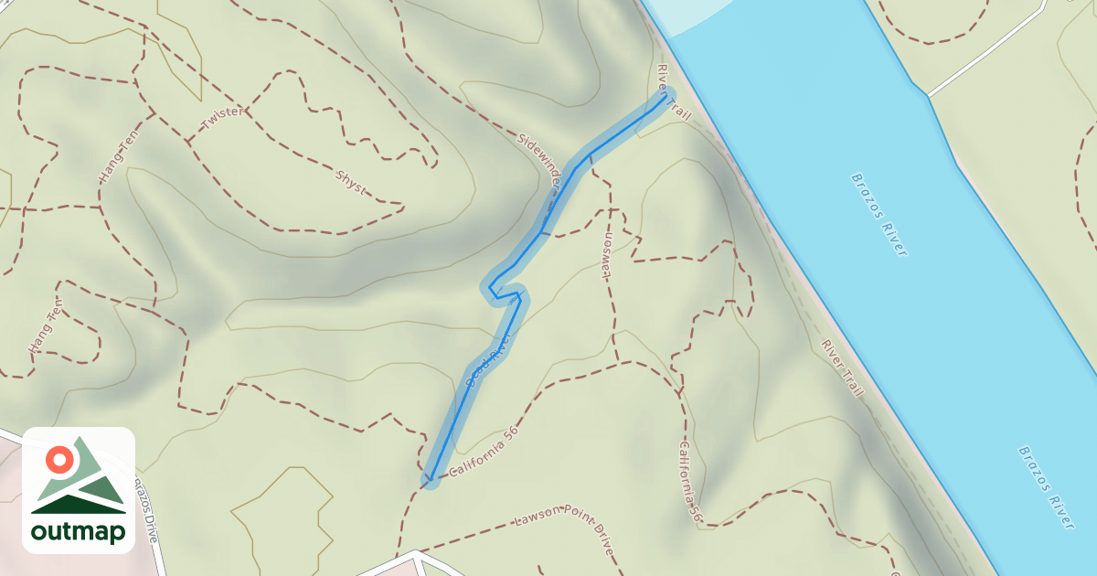 Map of Dead River