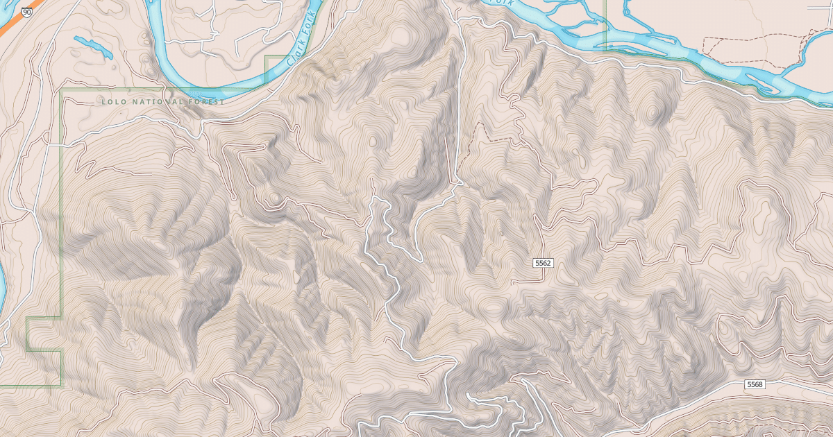 Map preview of CORRAL CREEK