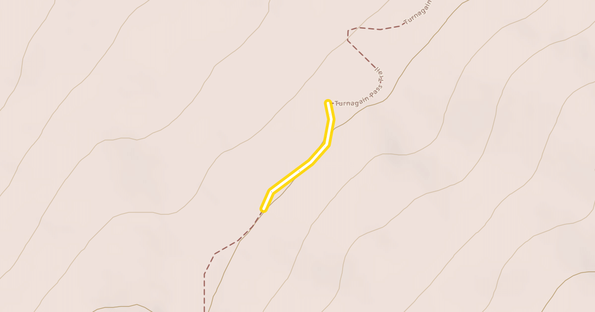 Map preview of Turnagain Pass Trail