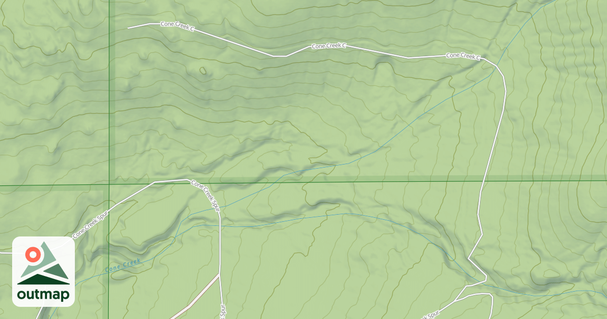 Map of CONE CREEK C