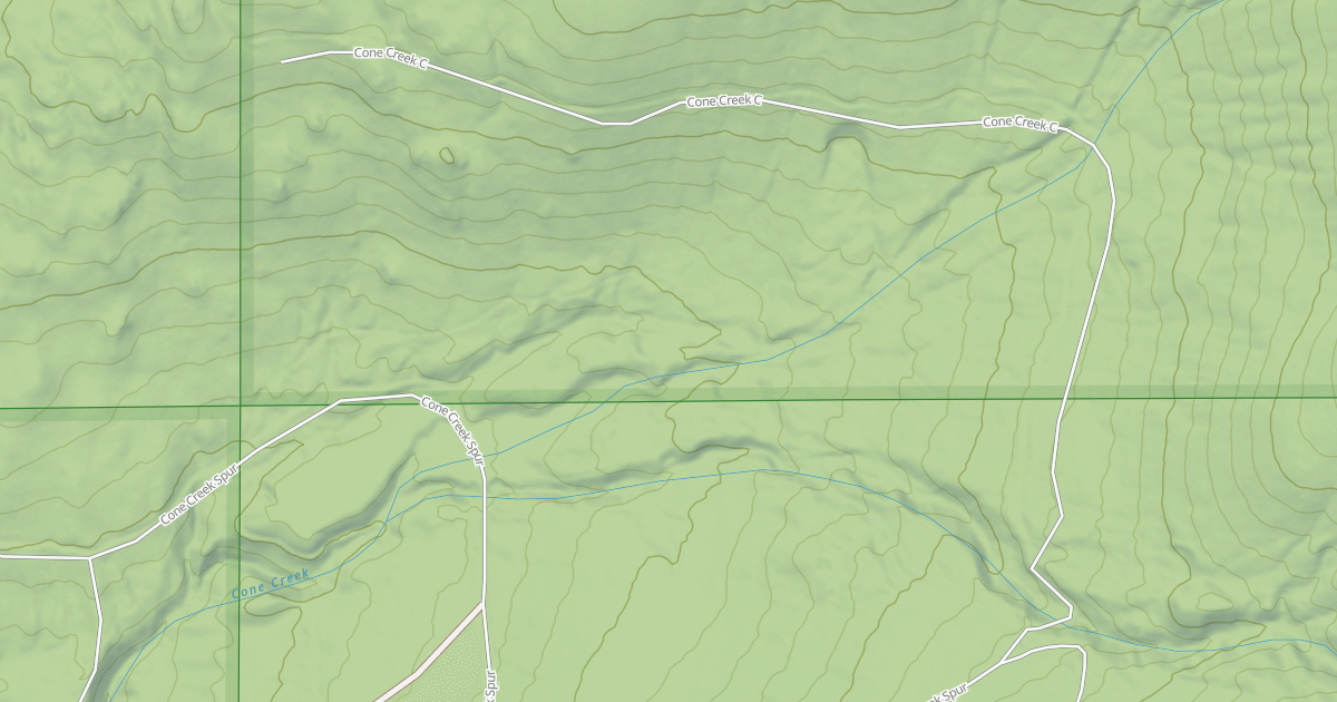 Map preview of CONE CREEK C