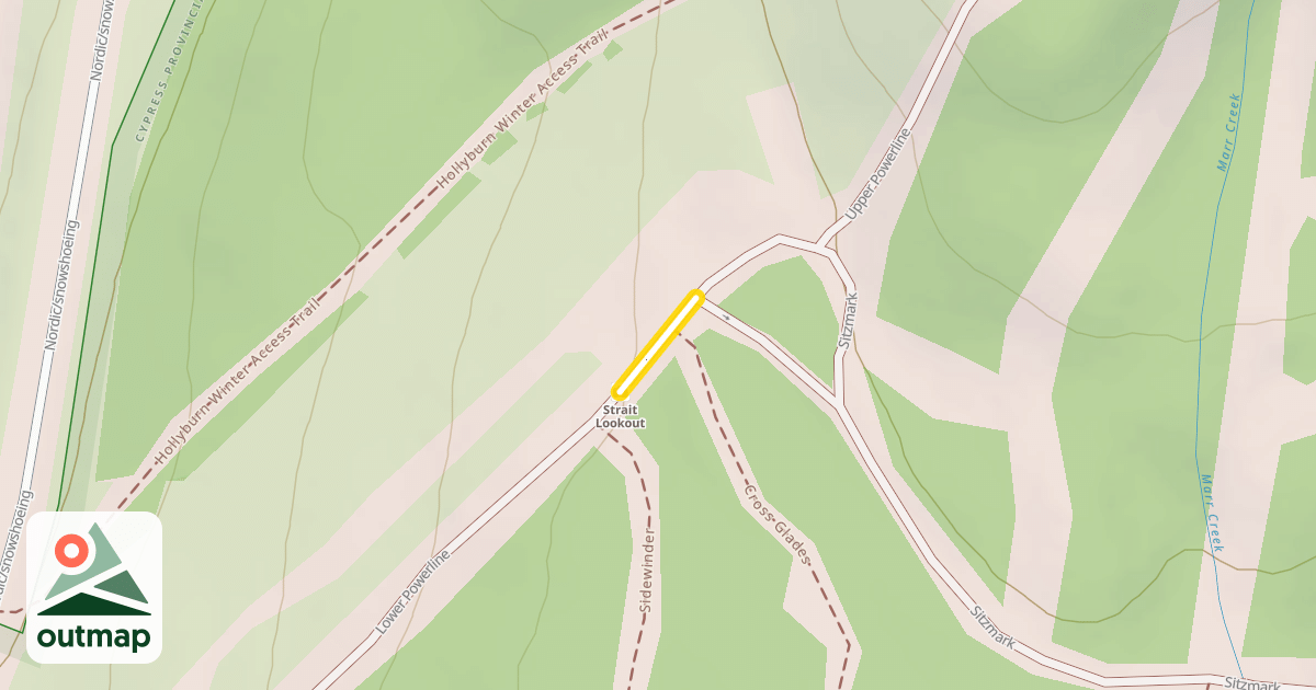 Map of Lower Powerline